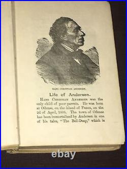 Rare Vintage 1884 Hans Anderson's Fairy Tales Profusely Illustrated Antique Book