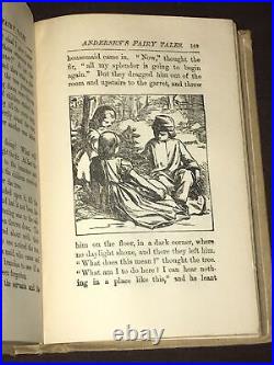 Rare Vintage 1884 Hans Anderson's Fairy Tales Profusely Illustrated Antique Book