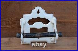 Reclaimed Edwardian Toilet Roll Holder old vintage antique toilet roll holder