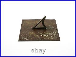 Reclaimed English Brass Garden Sundial Vintage Decorative Garden Furniture