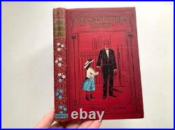 Red Vintage Books Bundle Of 5 With Pretty Covers And Spines Old Antique Book