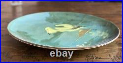 Ridgway English Pottery Charger Cauldon 1909 Pelican Large Antique Plate Vintage