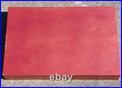 Roberts & Belk Old English Bright Cut 8 Settings Canteen Silver Plated Vintage