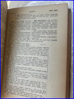 Rogets Thesaurus Of English Words And Phrases Hardback Rare Vintage Book Antique