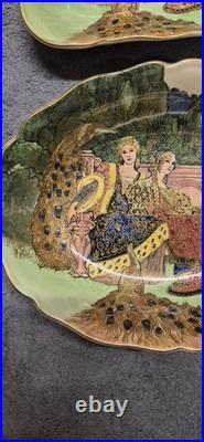 Royal Doulton'Chivalry' Series Ware bowls or trays antique vintage 1930s Royal Doulton'Chivalry' Series Ware bowls or trays antique vintage 1930s