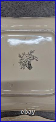 Royal Doulton'Chivalry' Series Ware bowls or trays antique vintage 1930s