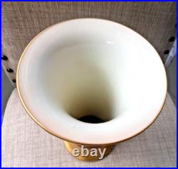 Royal Worcester Antique Vintage Trumpet shape Vase Harry Stinton Highland Cattle