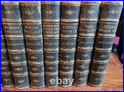 Set Of 12 Antique Charles Dickens Books, Ilustrated