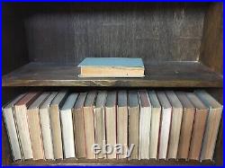 Set of 20 Antique Hardcover Books for Decoration / Old Vintage Decor Mixed Lot