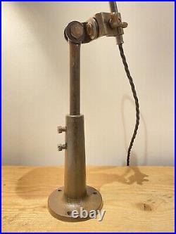 Singer SLF-2 Vintage Antique Machinist Anglepoise English Lamp Simanco