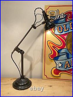 Singer SLF-2 Vintage Antique Machinist Anglepoise English Lamp Simanco