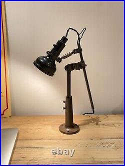 Singer SLF-2 Vintage Antique Machinist Anglepoise English Lamp Simanco