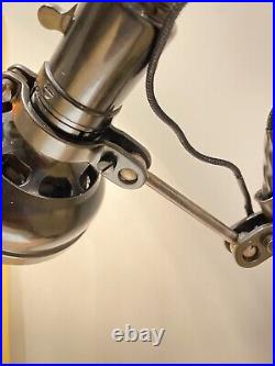 Singer SLF-2 Vintage Antique Machinist Anglepoise English Lamp Simanco