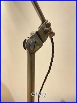 Singer SLF-2 Vintage Antique Machinist Anglepoise English Lamp Simanco