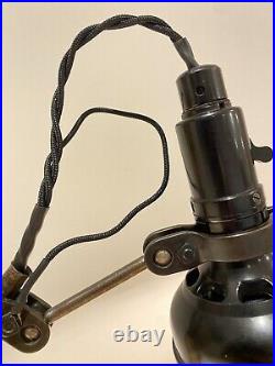 Singer SLF-2 Vintage Antique Machinist Anglepoise English Lamp Simanco