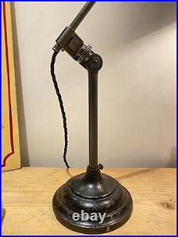 Singer SLF-2 Vintage Antique Machinist Anglepoise English Lamp Simanco