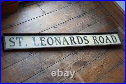 St Leonards Road Street Sign