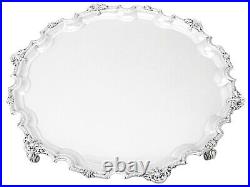 Sterling Silver Salver Vintage Elizabeth II