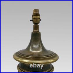 Stunning Large Proportioned Vintage English Brass Holywood Regency Table Lamp