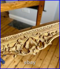 Stunning Ornate Swept Pierced Gilt Picture Frame 29x21 Rebate Vintage Antique