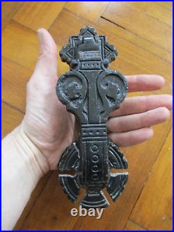 Stunning large English Victorian door knocker