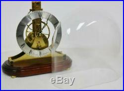 Sublime Vintage Dent London 8Day Timepiece Regulator Skeleton Clock Under Dome