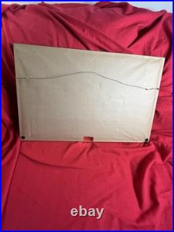 TAPESTRY Rug Textile Framed Country Cottage FARM Village Vintage English Antique