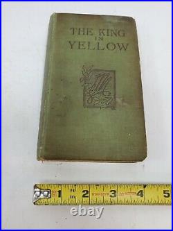 THE KING IN YELLOW, Robert W. Chambers, 1895, 1ST Edition Antique Vintage D5