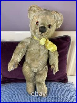 Teddy Bear Old Vintage 14 Inch (Rare German, English, American, Antique, Mohair)