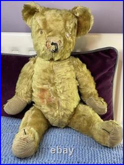 Teddy Bear Old Vintage Chad Valley 17 Inch (English, Antique Mohair)