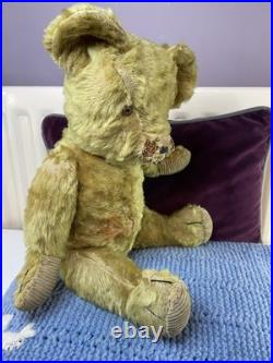 Teddy Bear Old Vintage Chad Valley 17 Inch (English, Antique Mohair)