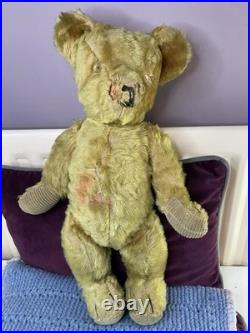 Teddy Bear Old Vintage Chad Valley 17 Inch (English, Antique Mohair)