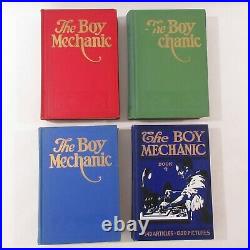 The Boy Mechanic Complete Set Vintage Antique 4 Volumes Popular Mechanics To Do