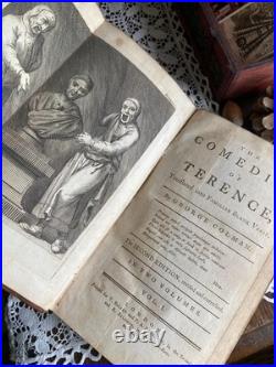 The Comedies of Terence 1768 George Colman Tr. Antique Vintage Roman Theatre