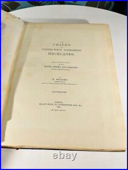 The Craven And North-West Yorkshire H Speight 1892 Vintage Antique Book First Ed