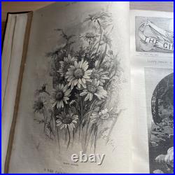 The Girl's Own Annual 1892 Vintage Antique Leather Bound Hardback VGC