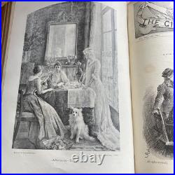 The Girl's Own Annual 1892 Vintage Antique Leather Bound Hardback VGC