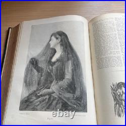 The Girl's Own Annual 1892 Vintage Antique Leather Bound Hardback VGC