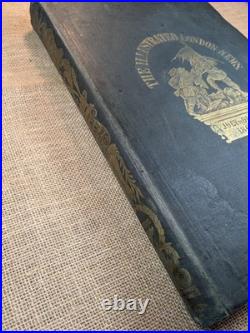 The Illustrated London News July-Dec 1861 Bound Volume Old Vintage Antique Book