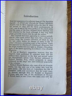 The Ingoldsby Legends Thomas Ingoldsby Arthur Rackham Antique Vintage Books