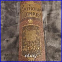 The Pictorial Catholic Library Book 1886 Antique Vintage