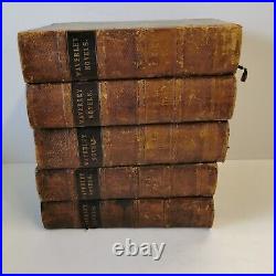 The Waverley Novels Of Sir Walter Scott 1847, 5 Volume Set Vintage Antique Books