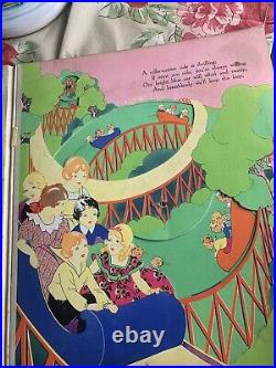 The Whirligig Fair Book Ruth Stemm Morgan Antique Vintage Moving Children's Book