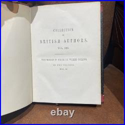 The Woman In White- Wilkie Collins 186o 2 Volumes Vintage Antique Books