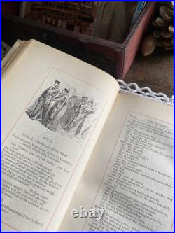 The Works of Shakspere (Shakespeare) 1891 VELLUM Antique Vintage Fine Bindings