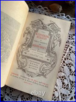 The Works of the Bronte Sisters 1893 Vintage Antique Set Wuthering Heights