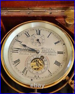 Thomas Mercer Vintage English Surveying Marine Chronometer 1925