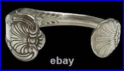 Tiffany &Co Vintage Silver Plated Bangle Bracelet Antique 1885 English king rare