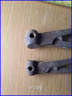 Two Antique English Bullet Musket Ball Mold & Trimmer
