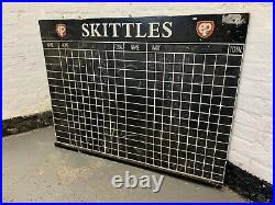 UK DELIVERY Set of Vintage English Antique Nine Pin Skittles With Scoreboard